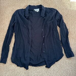 Treasure & Bond Midnight Button-Up Shirt